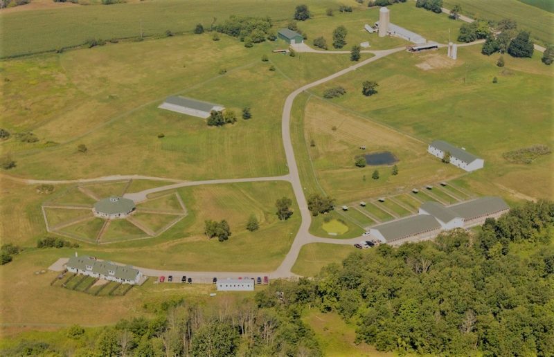 Aerial view of Mackenzie's Animal Sanctuary